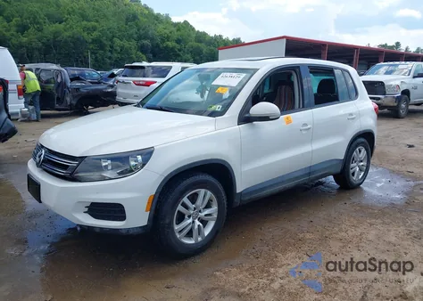 2013 Volkswagen Tiguan S из США, поврежденный, VIN WVGBV7AX2DW540222